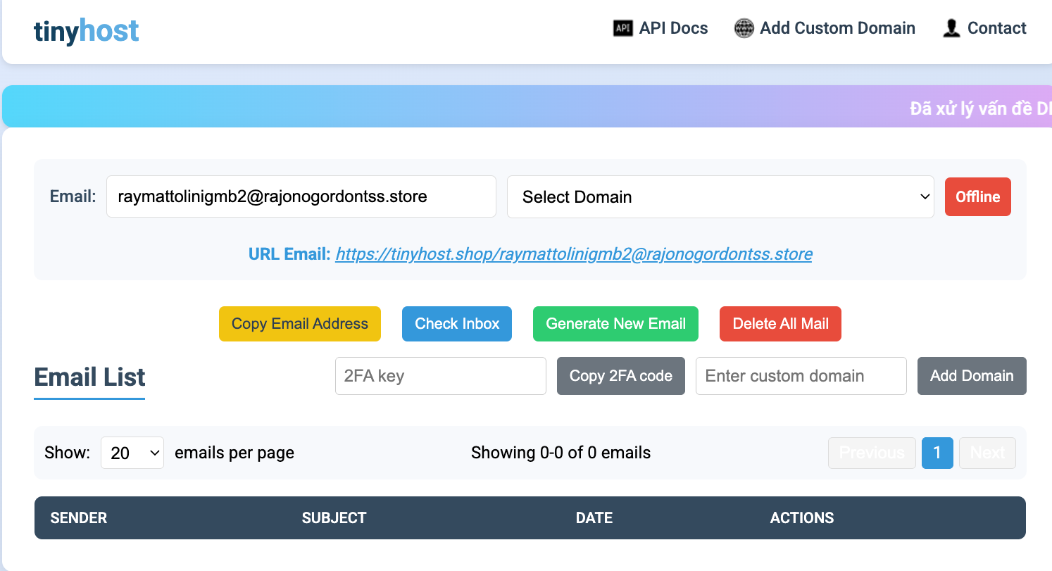 Investigating tinyhost[.]shop: a disposable email API used for large-scale fake account creation